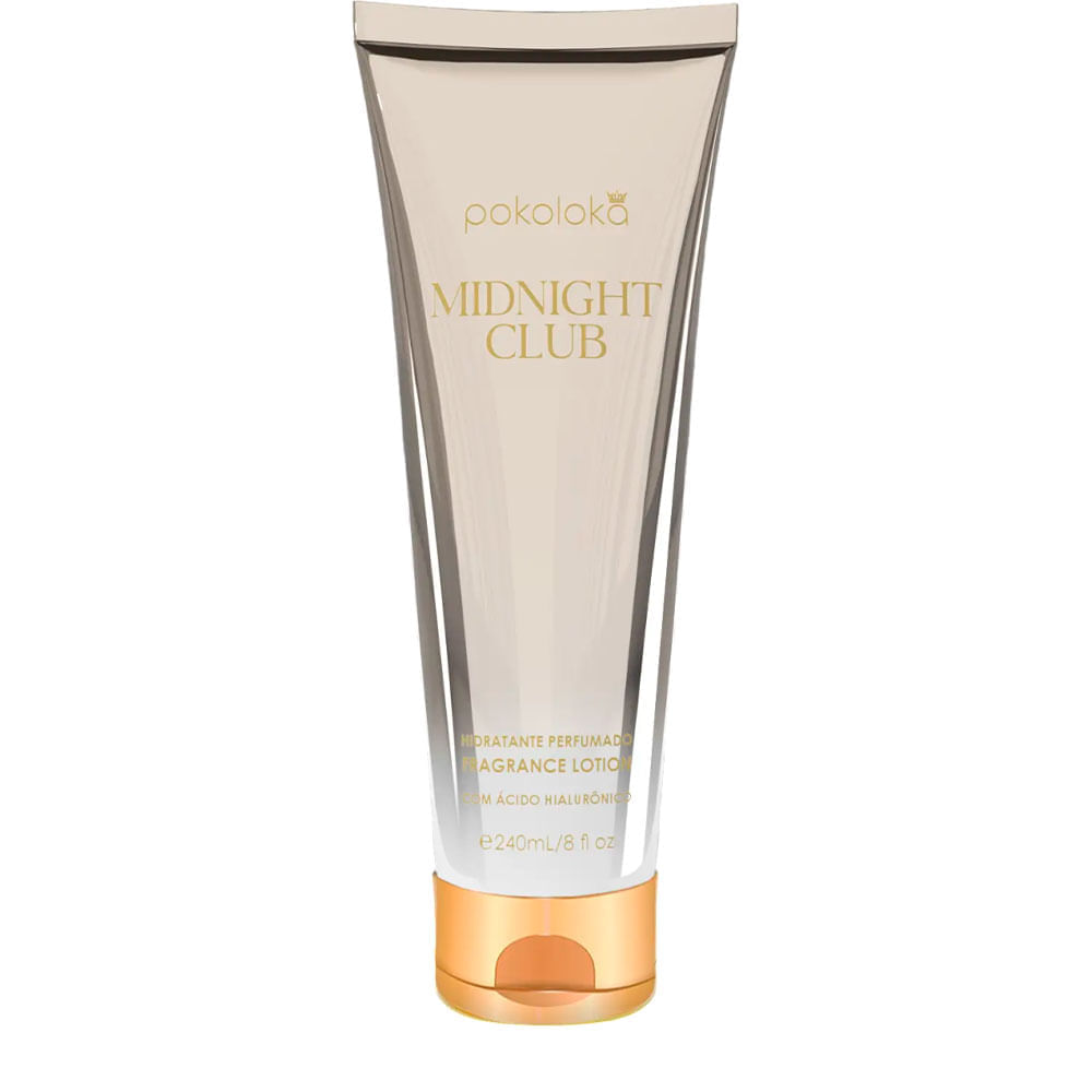 Kit Pokoloka Midnight Club Feminino Body Splash 250ml + Hidratante Corporal 240ml