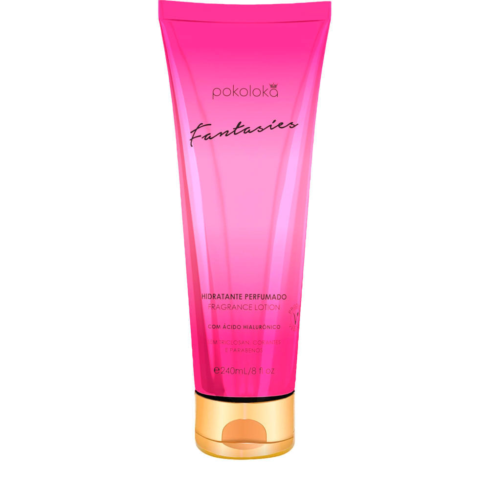 Kit Pokoloka Fantasies Feminino Body Splash 250ml + Hidratante Corporal 240ml