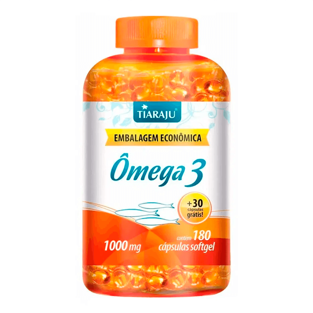 Ômega 3 Tiaraju 1000mg 180 Cápsulas