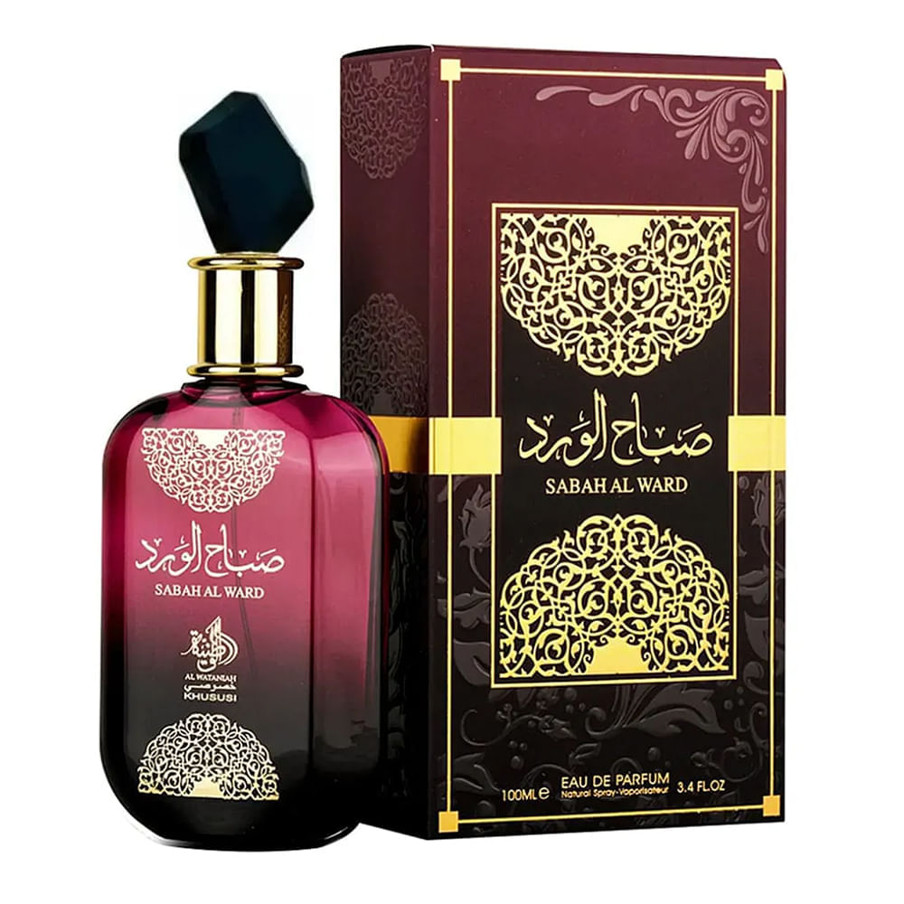 Perfume Feminino Árabe Al Wataniah Sabah Al Ward Eau de Parfum 100ml
