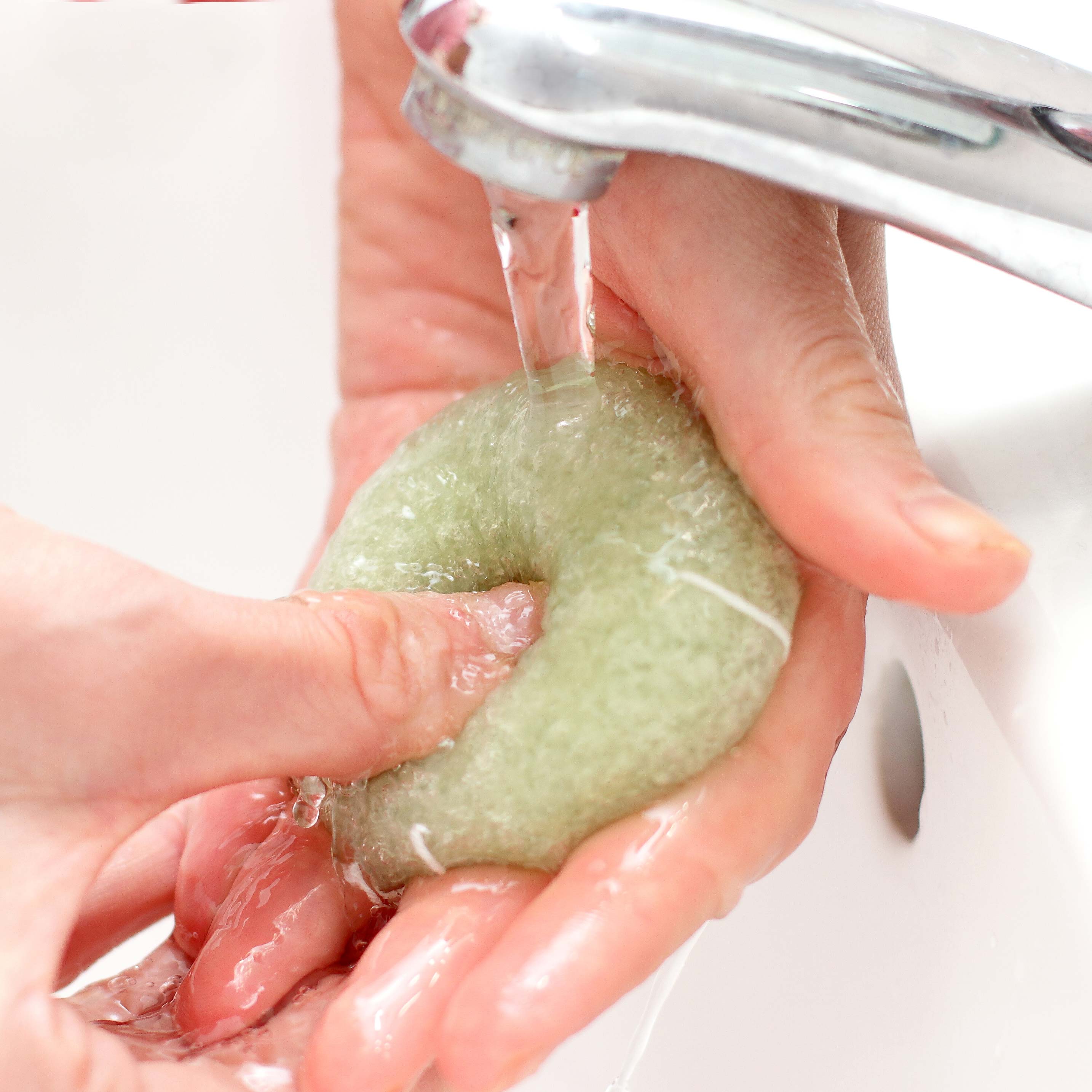 Esponja Natural Konjac Verde