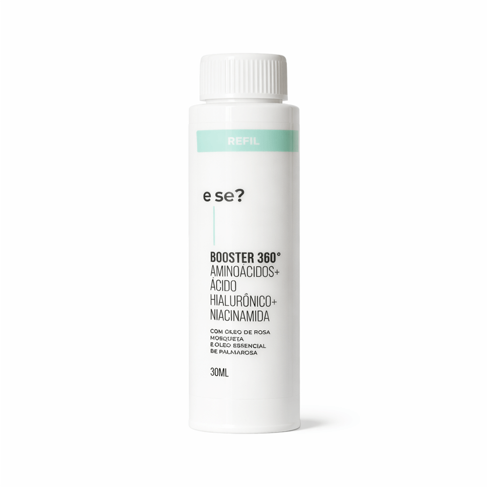 Refil Hidratante Facial Booster 360º Aminoácidos + Ácido Hialurônico + Niacinamida 30ml