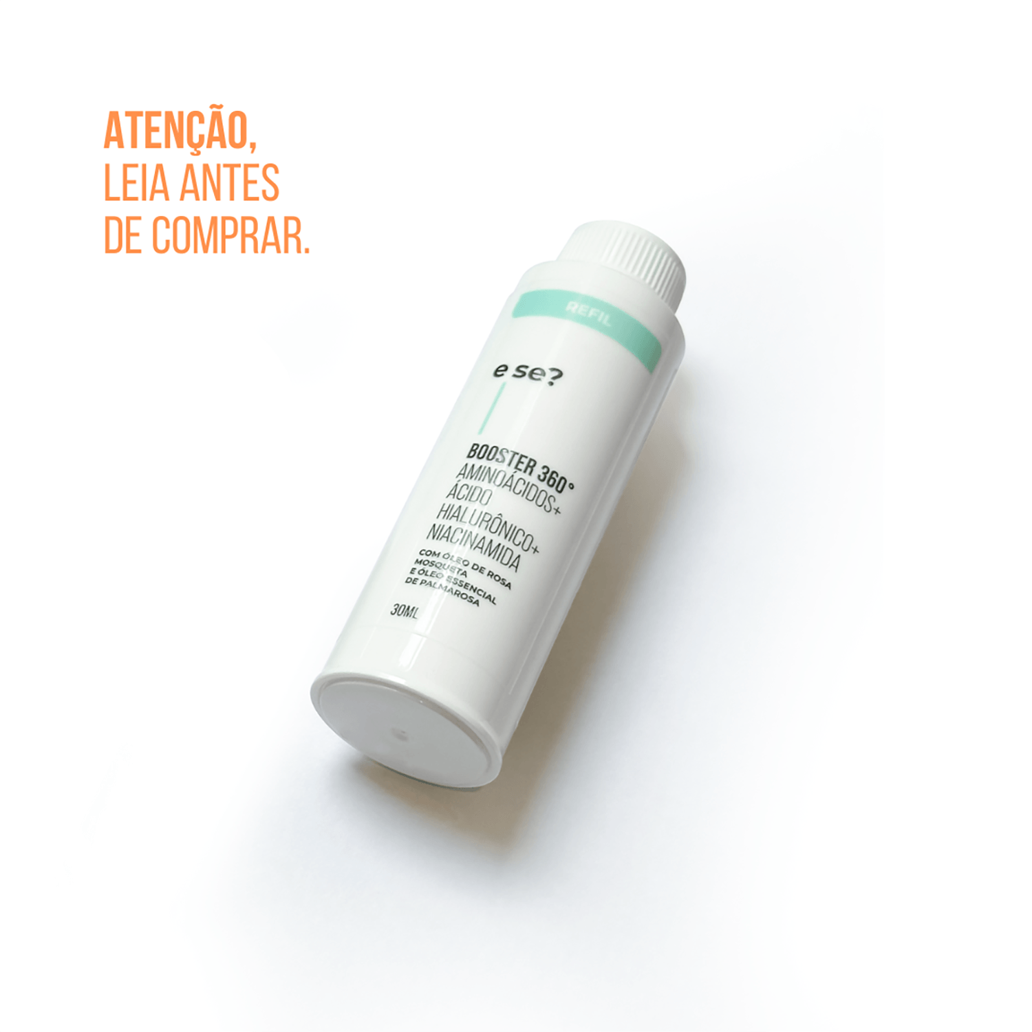 Refil Hidratante Facial Booster 360º Aminoácidos + Ácido Hialurônico + Niacinamida 30ml