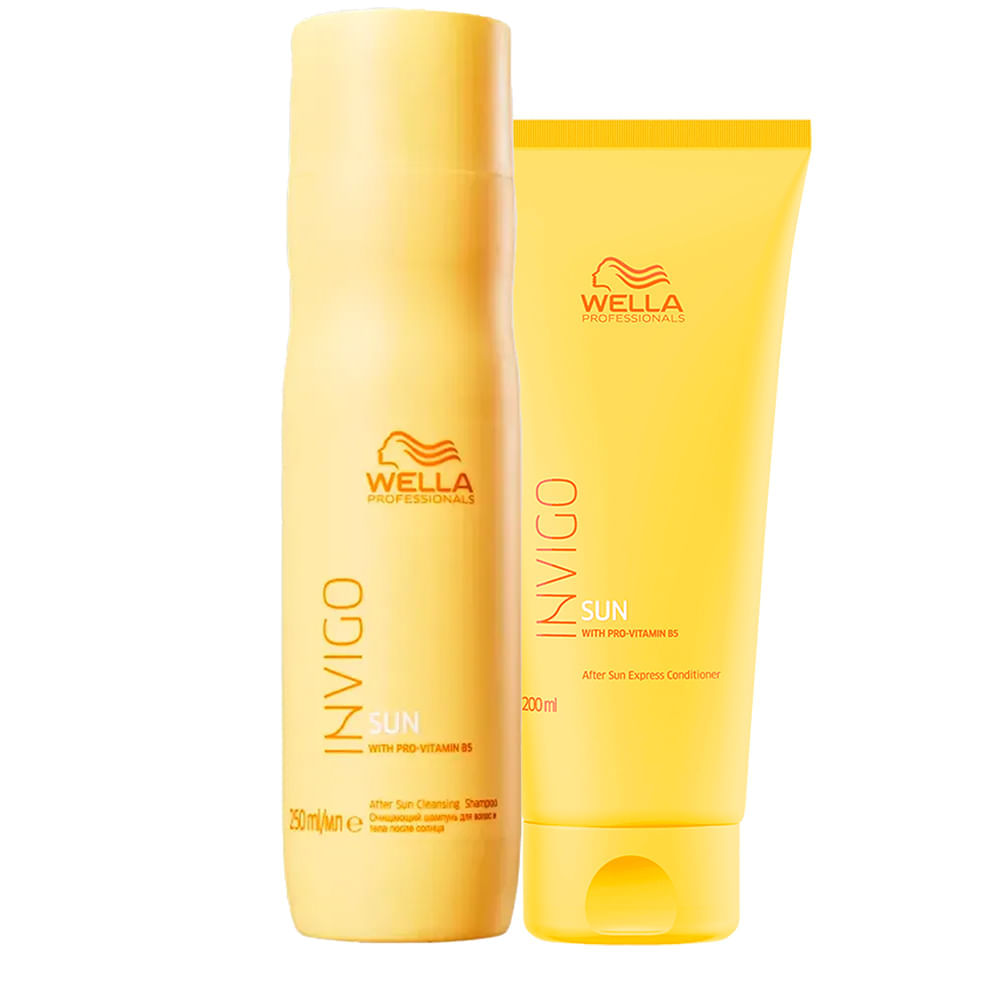 Kit Wella Invigo Sun Shampoo 250ml + Condicionador 200ml