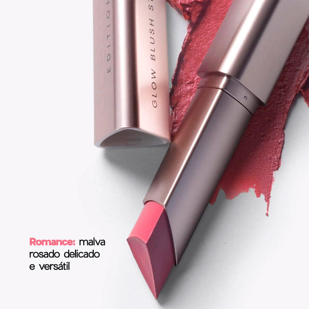 Blush em Bastão Stick Glow Océane Edition 7g Cor Romance