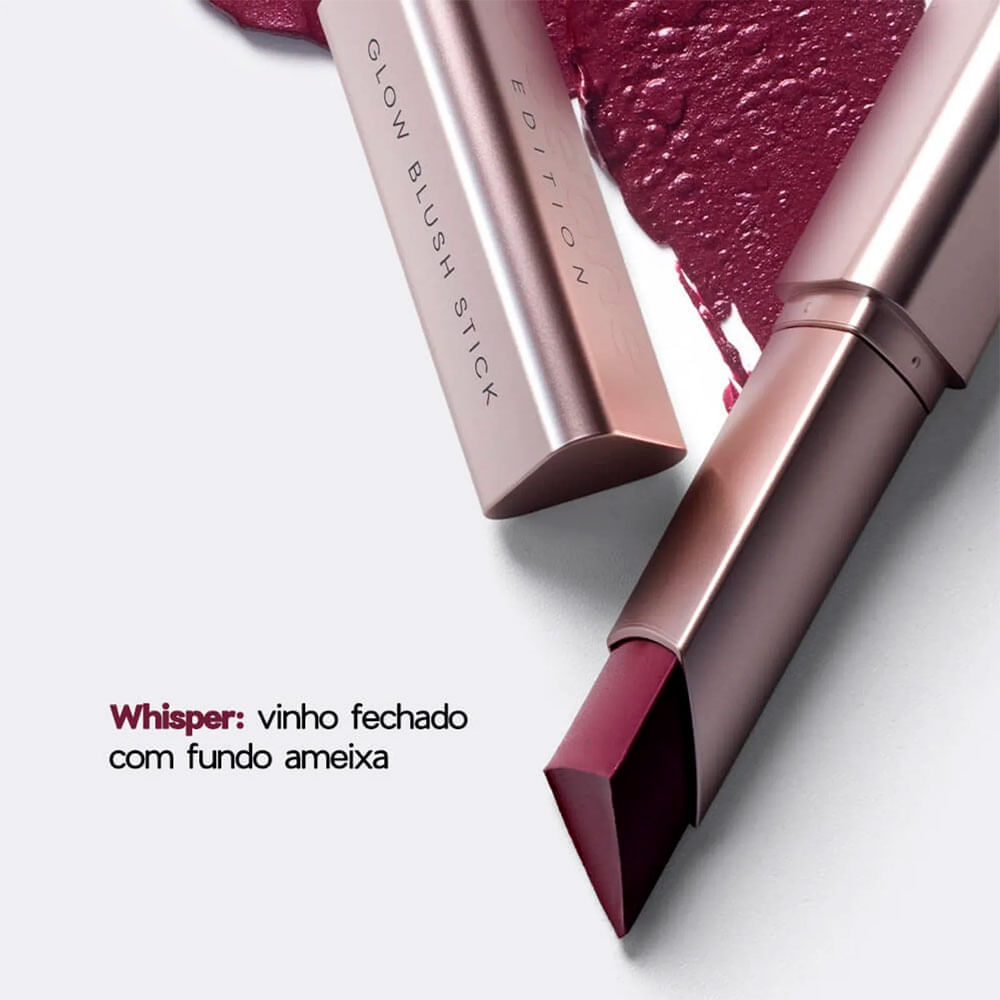 Blush em Bastão Stick Glow Océane Edition 7g Cor Whisper