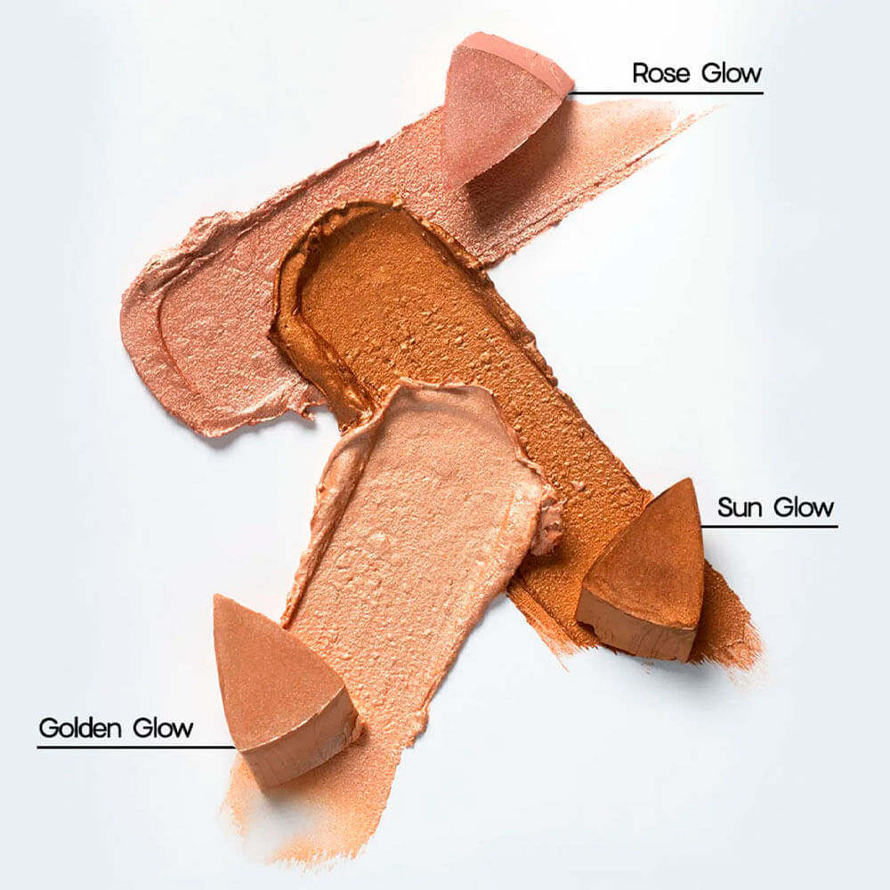 Iluminador em Bastão Shine Highlight Stick Océane Edition 8g Cor Rose Glow