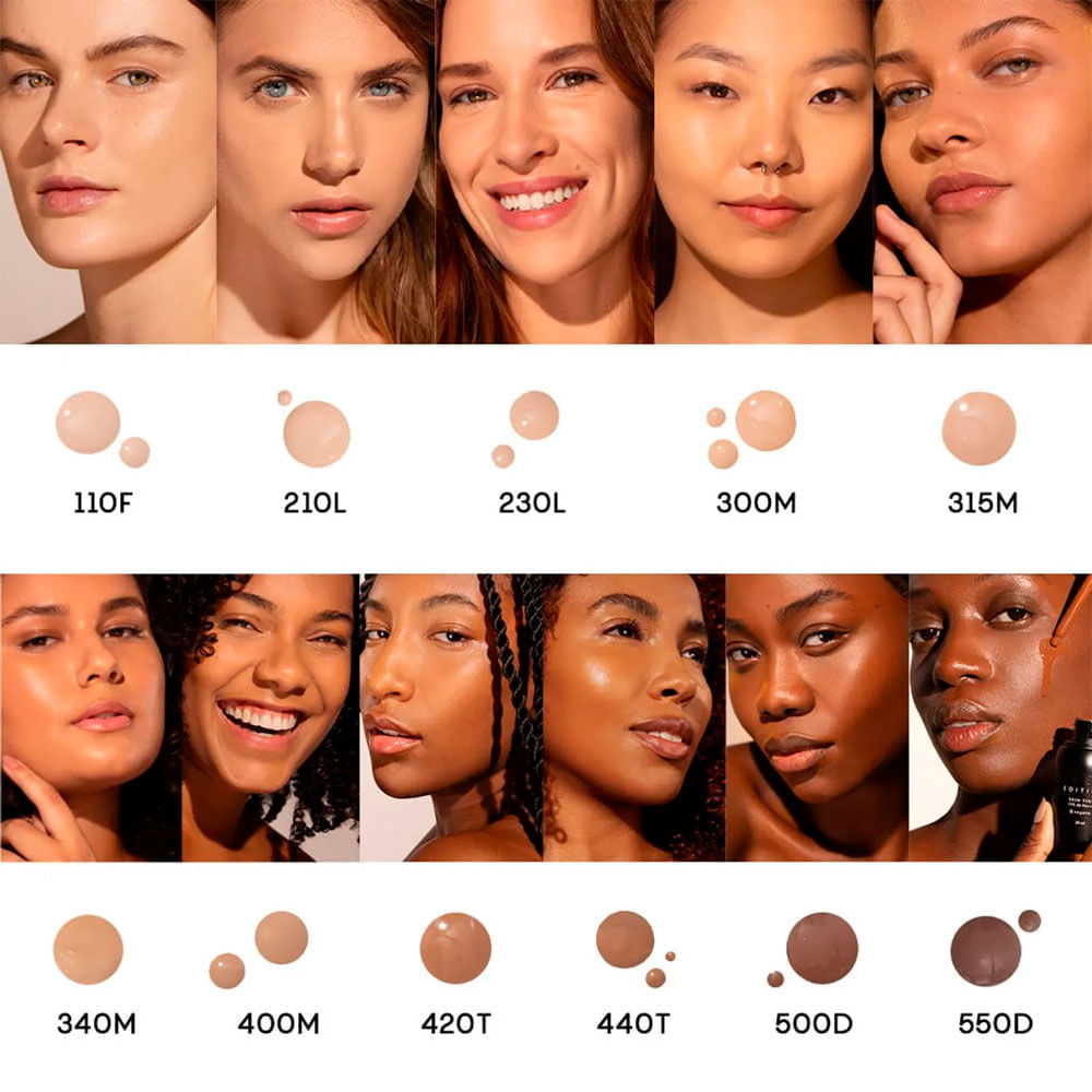 Base Fluida Skin Tint FPS 30 Océane Edition 30ml Cor 300M