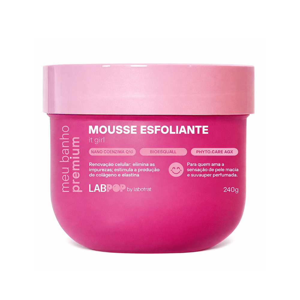 Mousse Esfoliante Meu Banho Premium It Girl Labotrat 240g