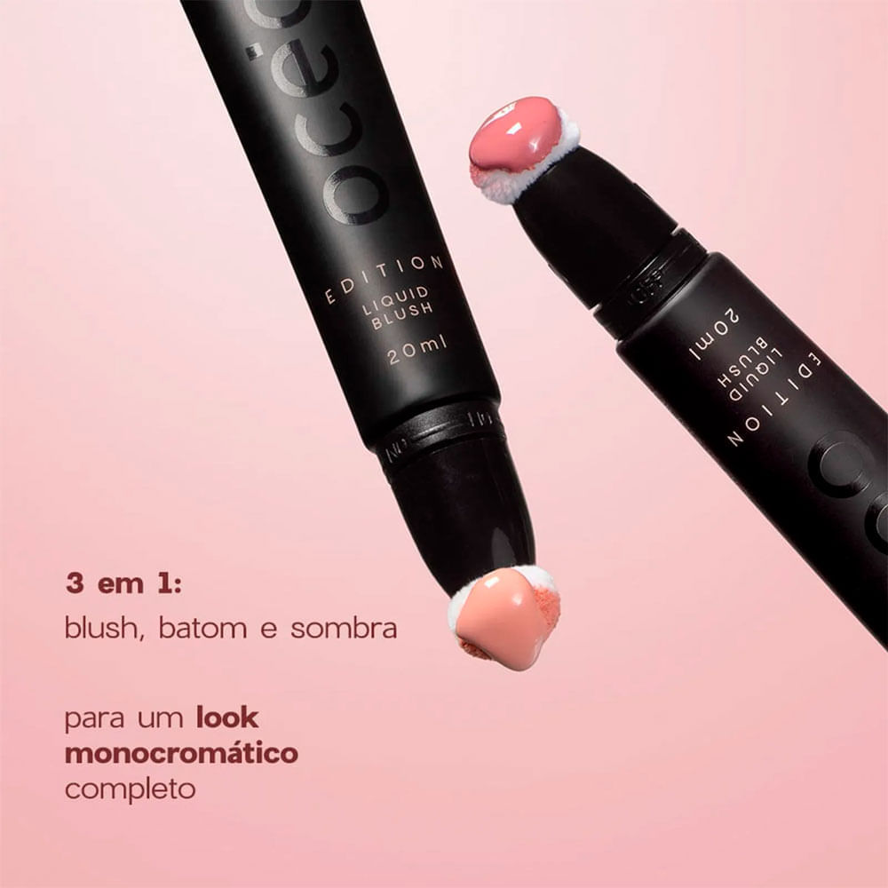 Blush Líquido Liquid Blush Océane Edition 20ml Cor Peachy