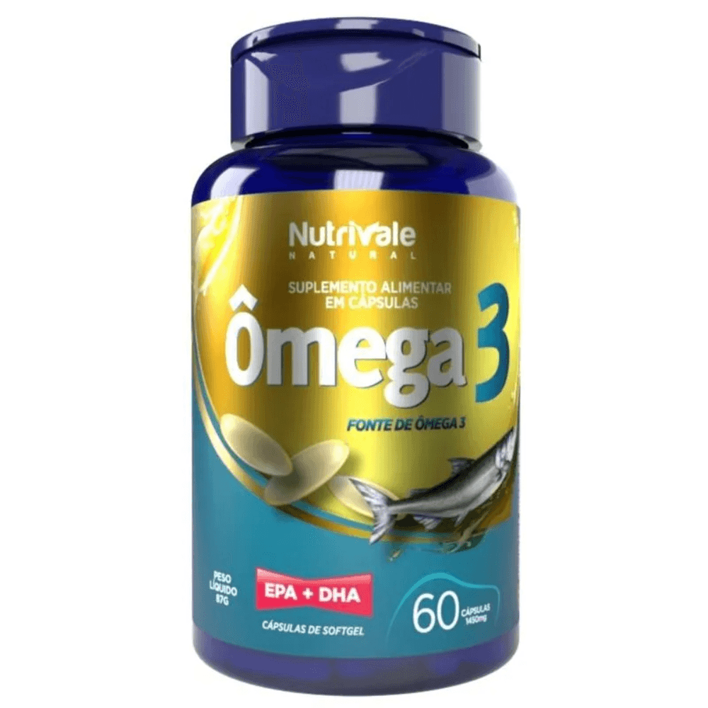 Ômega 3 Nutrivale 60 Cápsulas