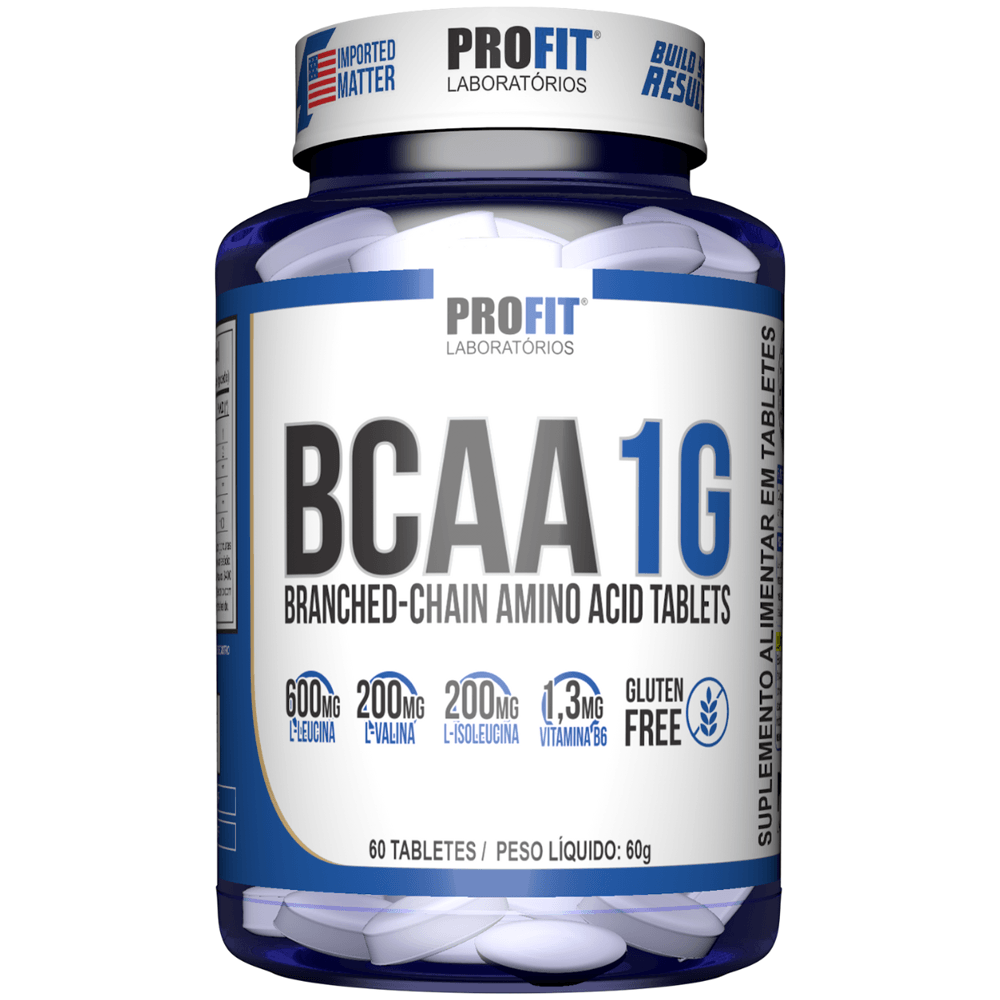 Bcaa 1g Profit Labs 60 Tabletes