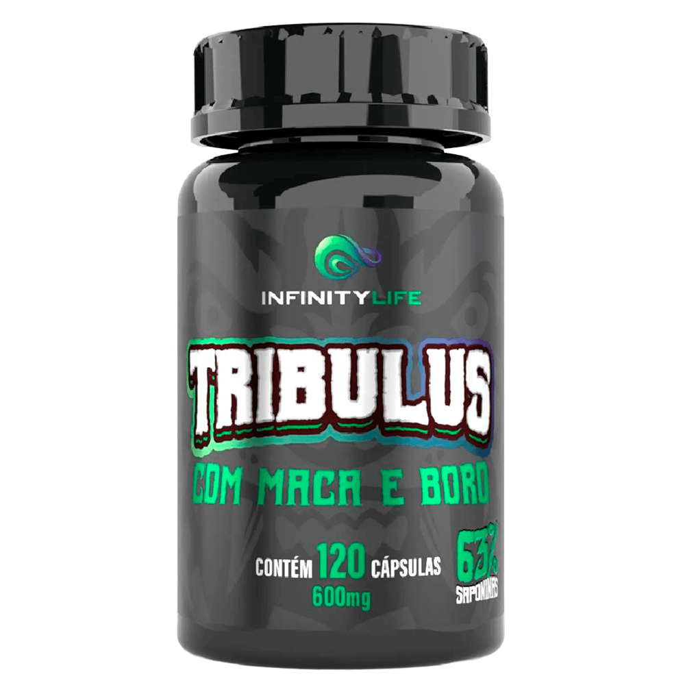Tribulus Com Maca E Boro Infinity Life 120 Cápsulas 500mg