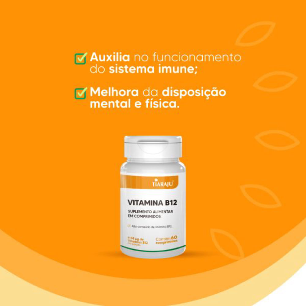 Vitamina B12 Tiaraju 60 Comprimidos