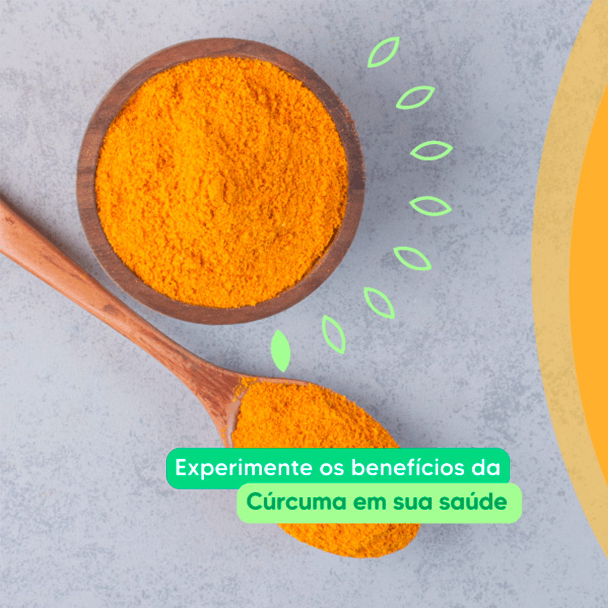Cúrcuma Suplemento com Vitamina C e D Tiaraju 30 Cápsulas