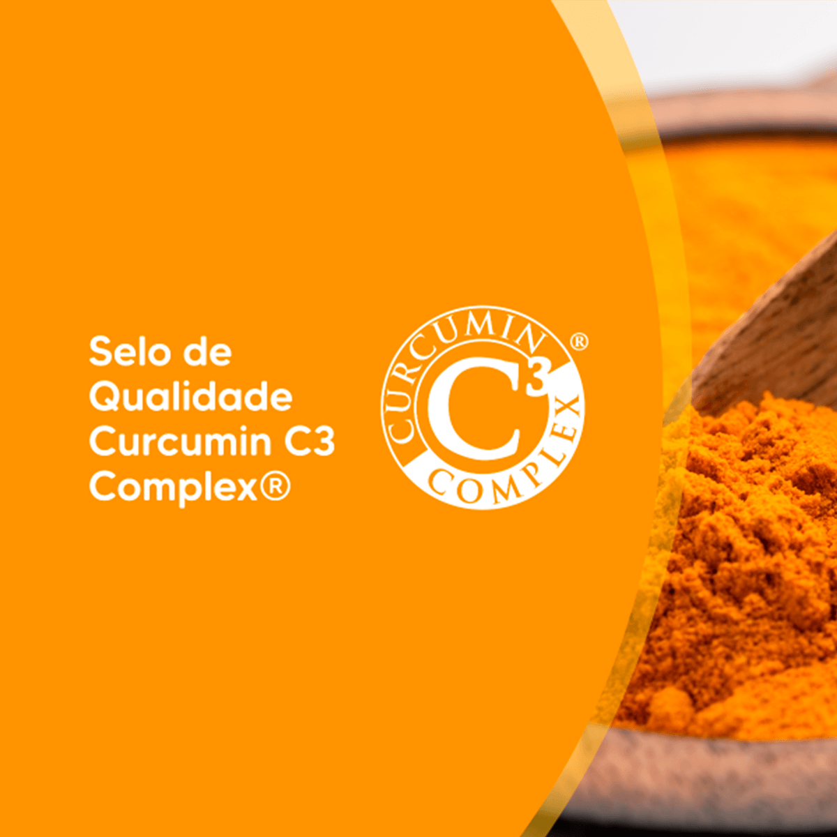 Cúrcuma Suplemento com Vitamina C e D Tiaraju 30 Cápsulas