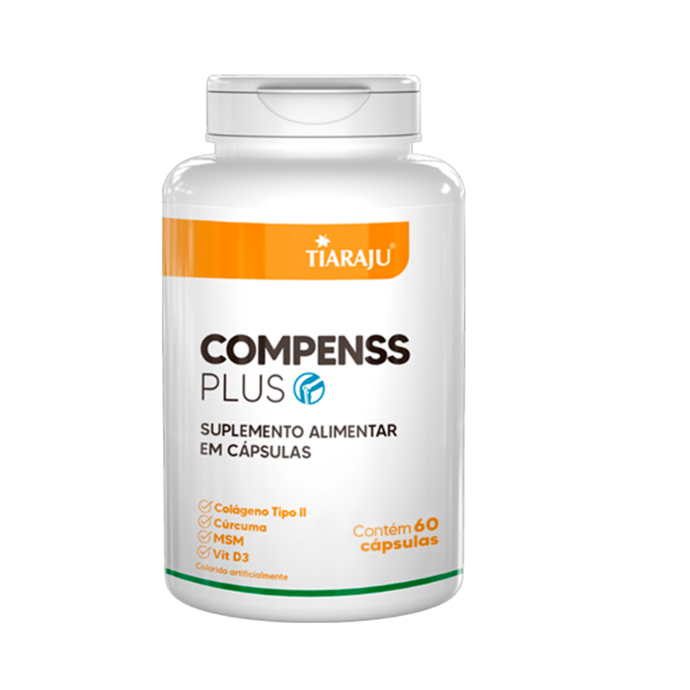Compenss Plus Colágeno Tipo 2 Tiaraju 60 Cápsulas