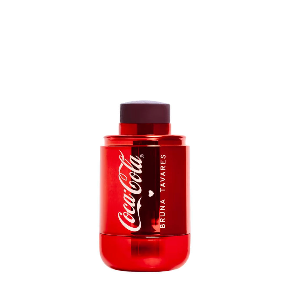 Blush em Bastão Coca-Cola  Bruna Tavares 7g Cor Intense Cherry
