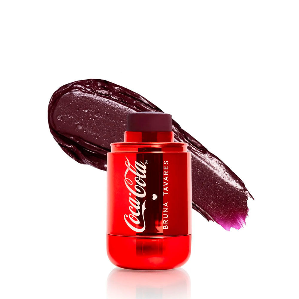 Blush em Bastão Coca-Cola  Bruna Tavares 7g Cor Intense Cherry