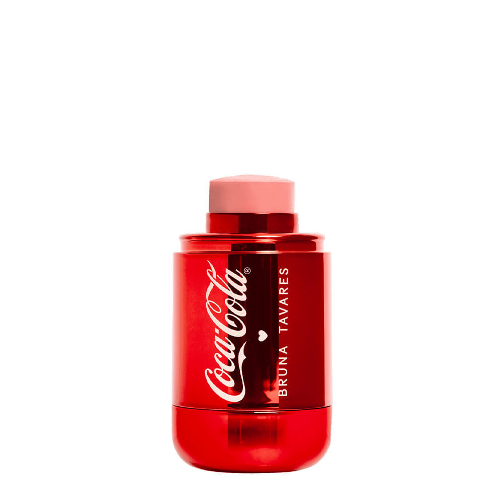 Blush em Bastão Coca-Cola  Bruna Tavares 7g Cor Flush Vibes