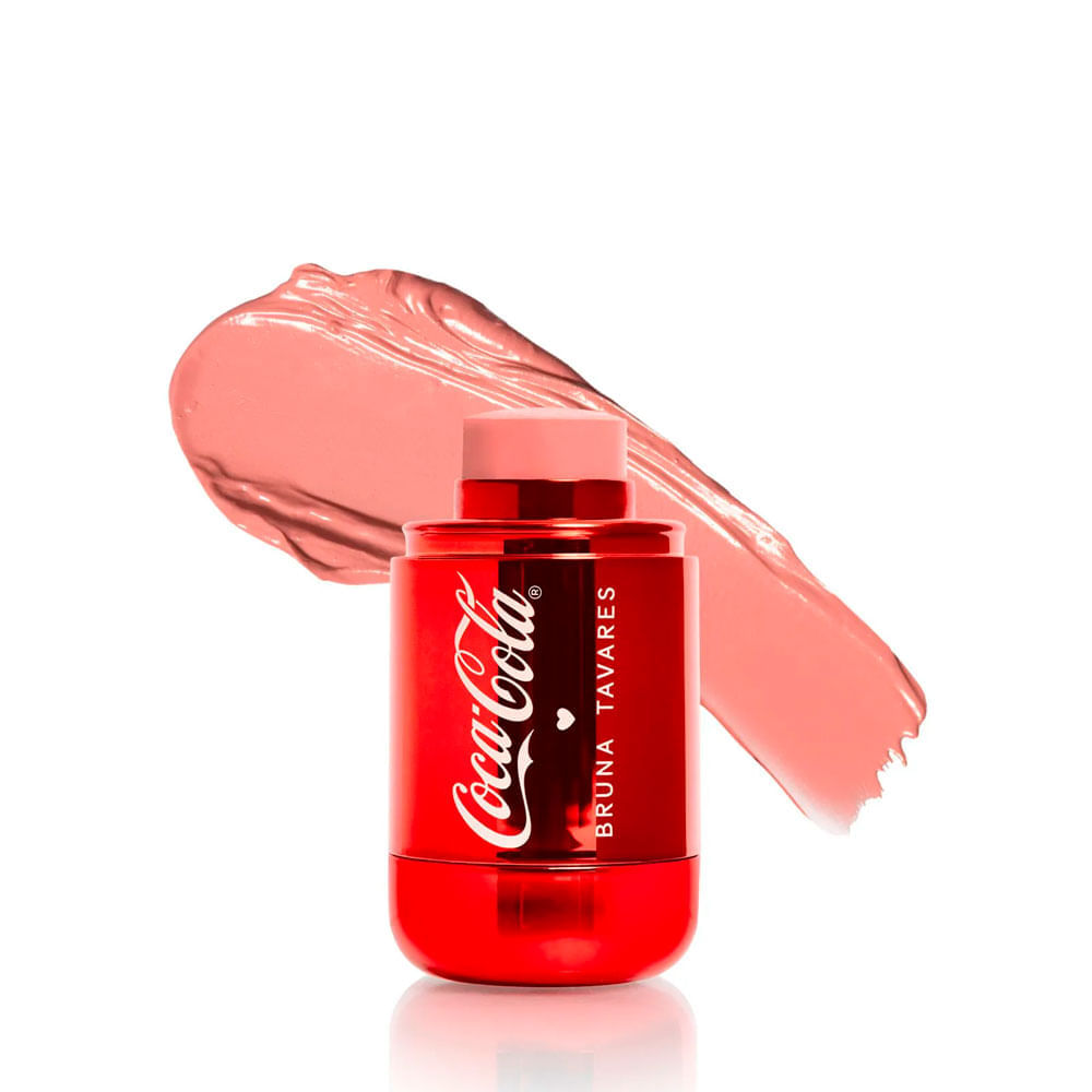 Blush em Bastão Coca-Cola  Bruna Tavares 7g Cor Flush Vibes