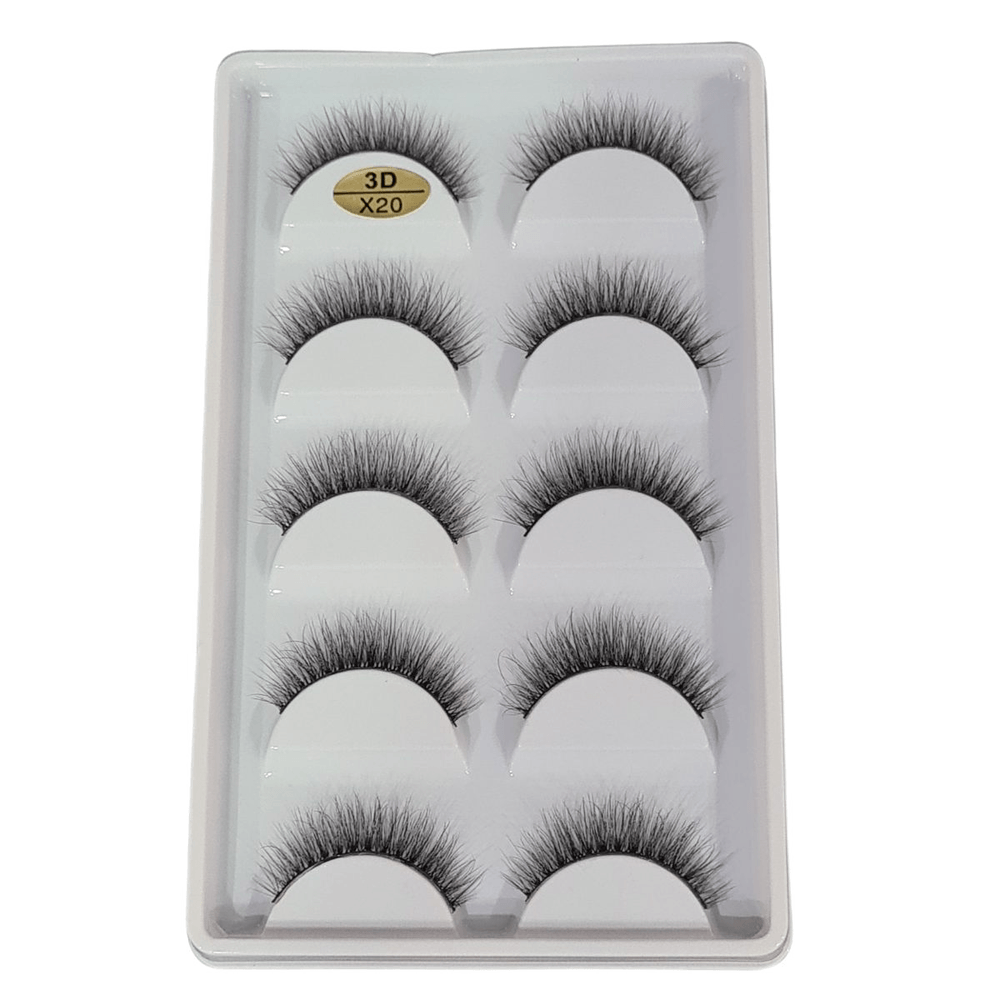 Caixa De Cílios Postiços Com 5 Pares