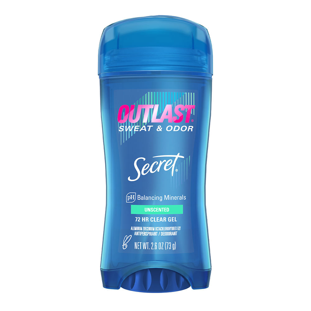 Desodorante Outlast Sweat E Odor Uscented Secret 73g