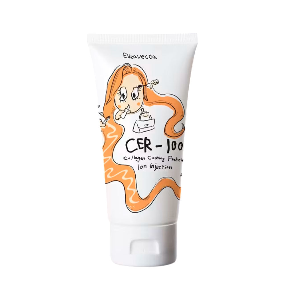 Máscara Capilar Cer-100 Proteína Ionizada E Colágeno Elizavecca 50ml