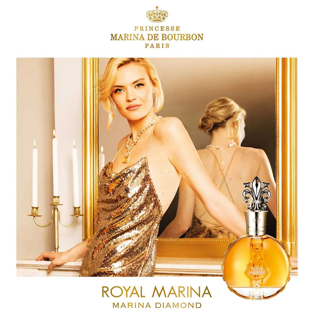 Kit Marina de Bourbon Royal Marina Diamon Edp 100ml + Bl 100ml + Ncsr
