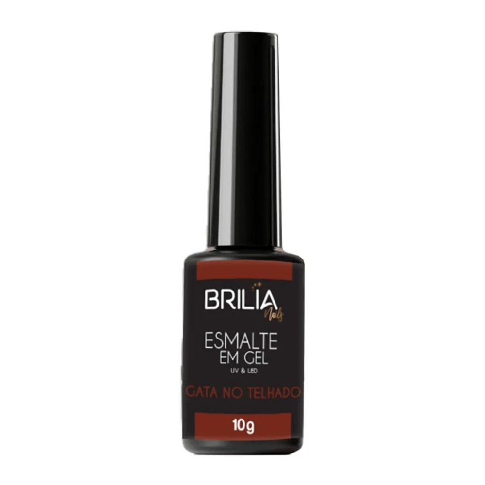 Esmalte Em Gel Brilia Nail 10g Gata No Telhado