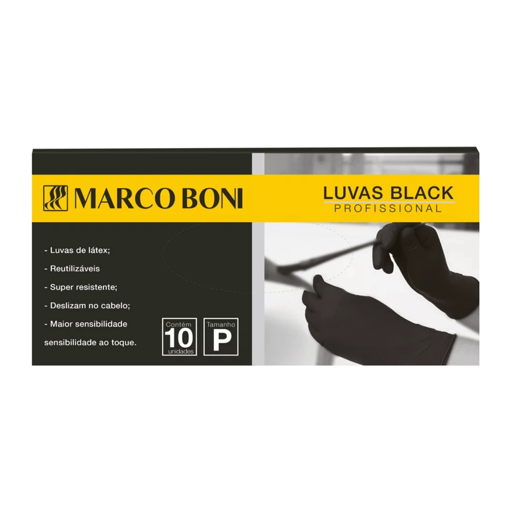 Luvas De Látex Marco Boni Tamanho P 10 Unidades