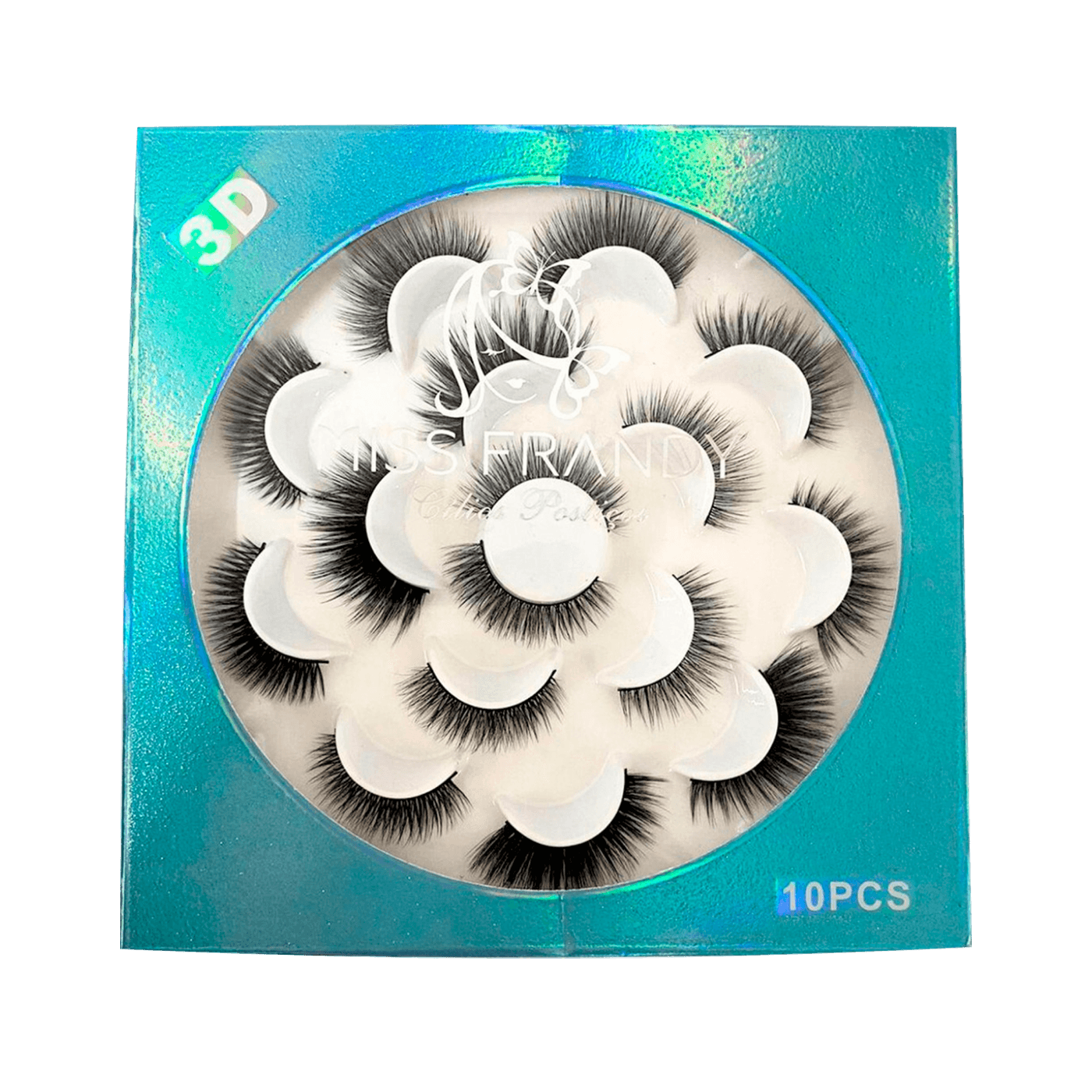 Kit Miss Frandy - Cílios Postiços Com 10 Pares Nulo