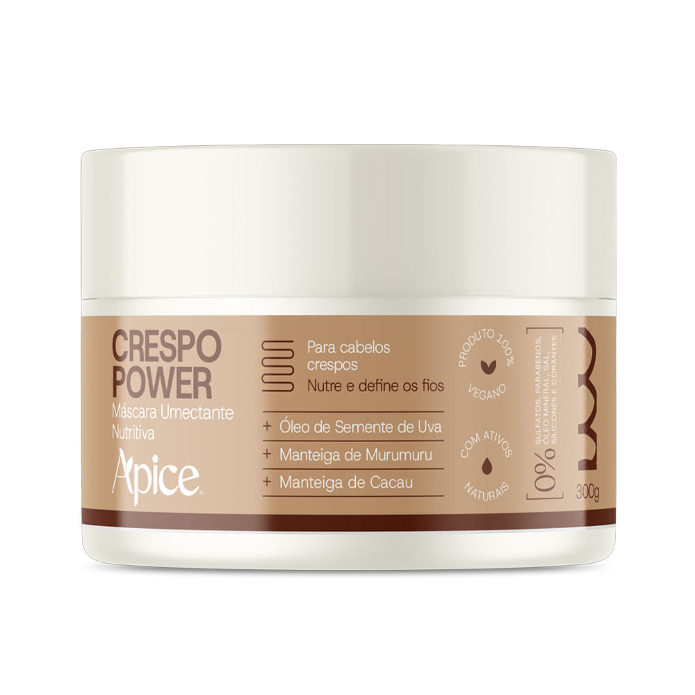 Máscara Capilar Apice Crespo Power 300g