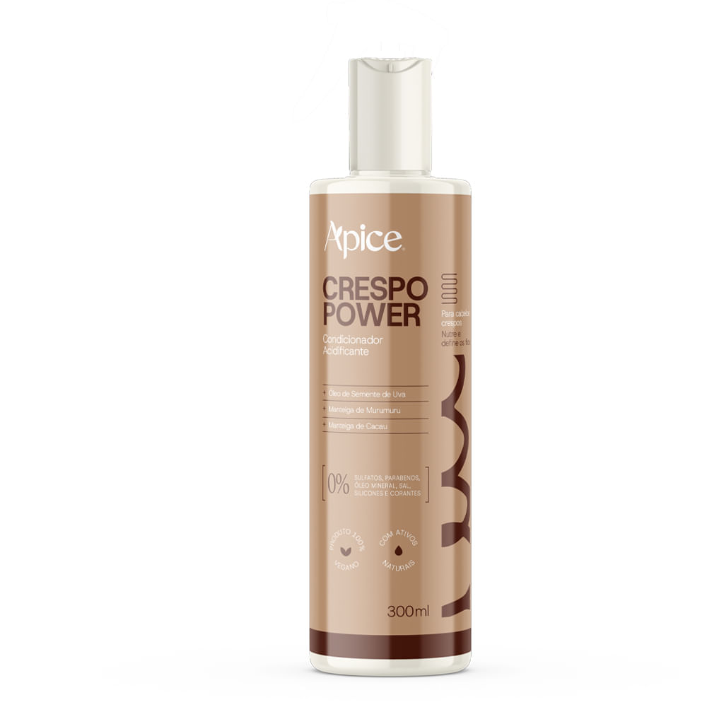 Condicionador Acidificante Apice Crespo Power 300ml