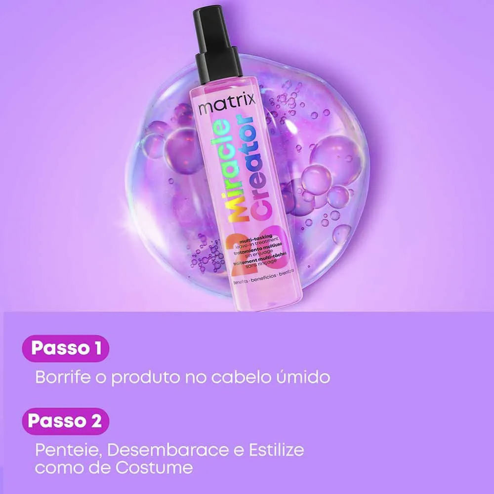 Leave-In Multifuncional Spray Matrix Miracle Creator 190ml