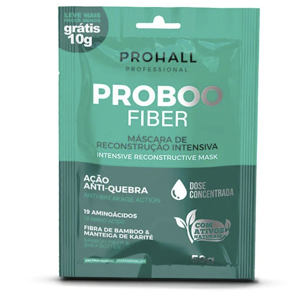 Sachê Máscara Capilar Prohall Proboo Fiber 50g