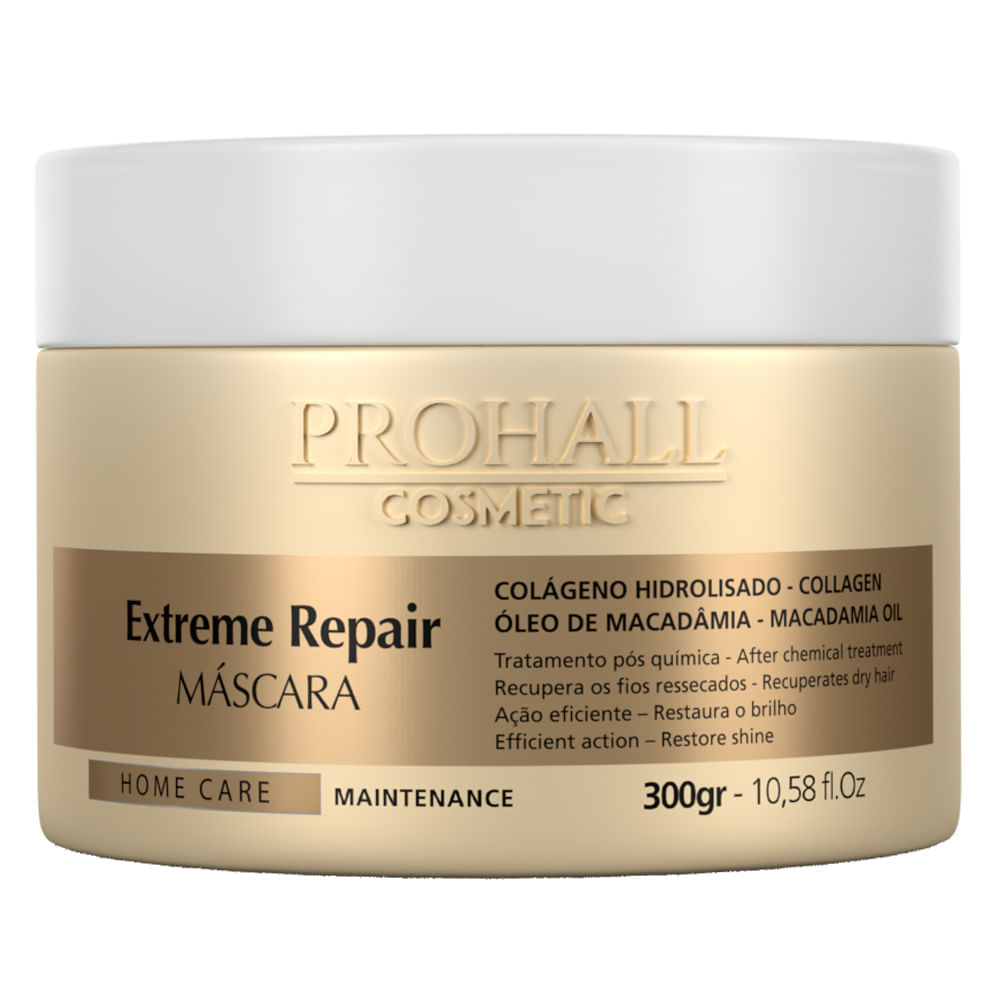 Máscara Capilar Prohall Extreme Repair Macadâmia 300g