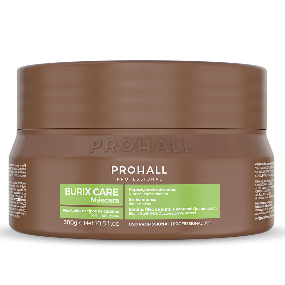 Máscara Capilar Prohall Burix Care 300g
