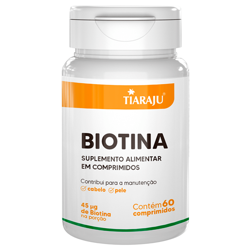 Biotina 45 mcg Tiaraju 60 Comprimidos