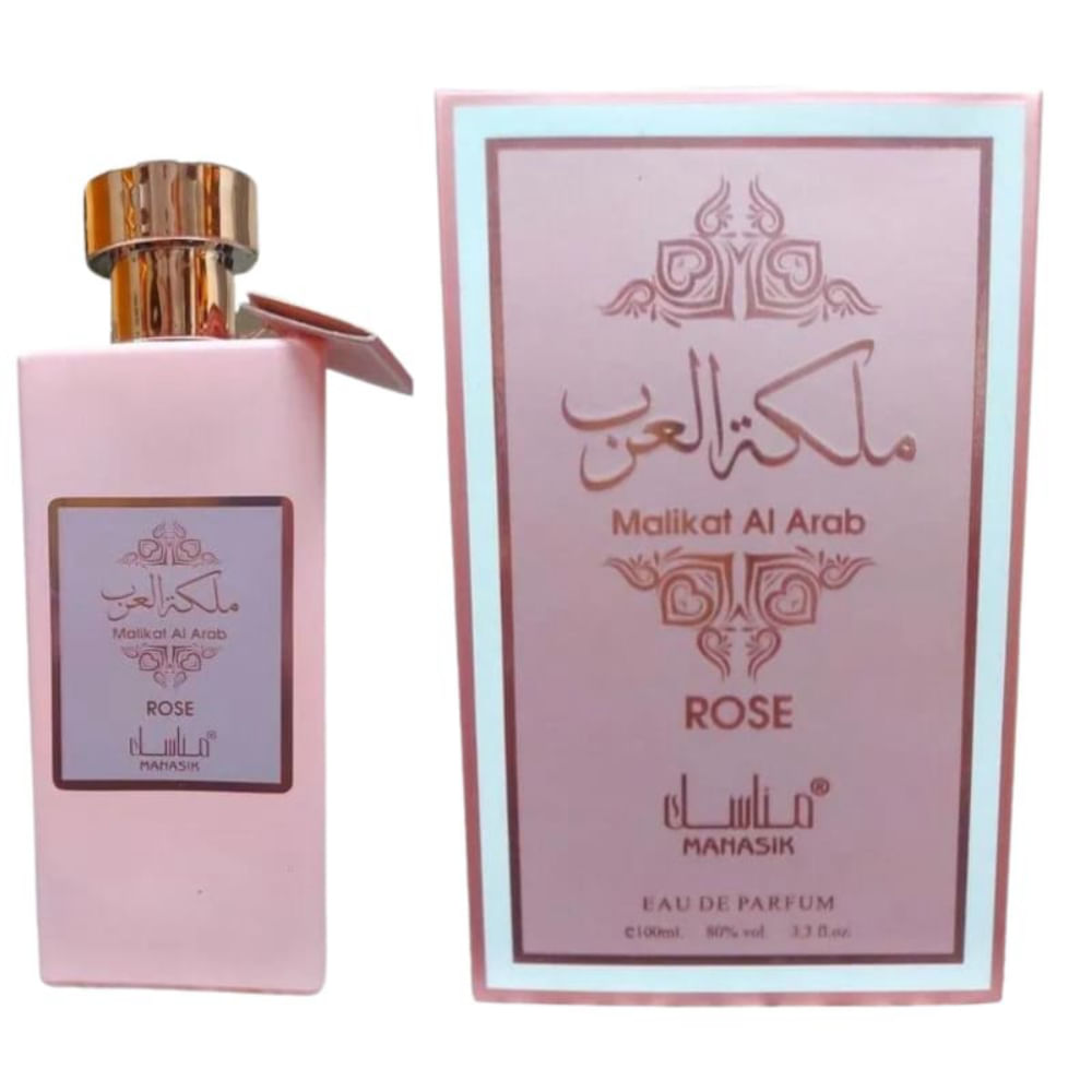 Perfume Feminino Malikat Al Arab Rose Eau de Parfum Manasik 100ml