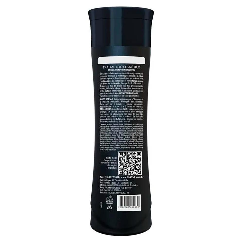 Kit Nick Vick Reestruturador Shampoo 250ml + Condicionador 250ml