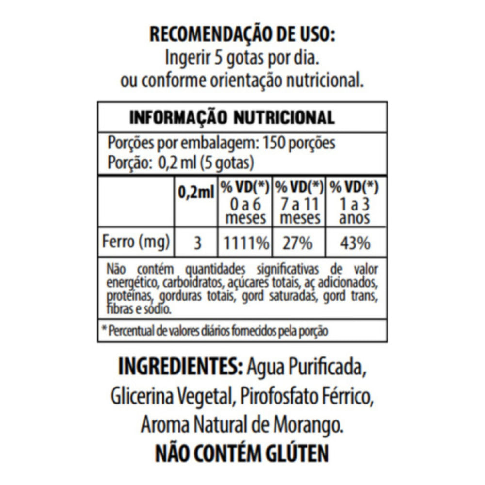Kit Infantil 3 Ferrix Kids Ferro + 3 Zintrix Zinco Flora Nativa