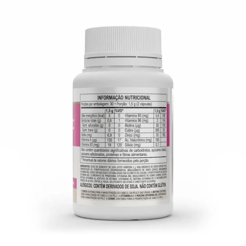 Hyaluronic Hair Vitafor 60 Cápsulas