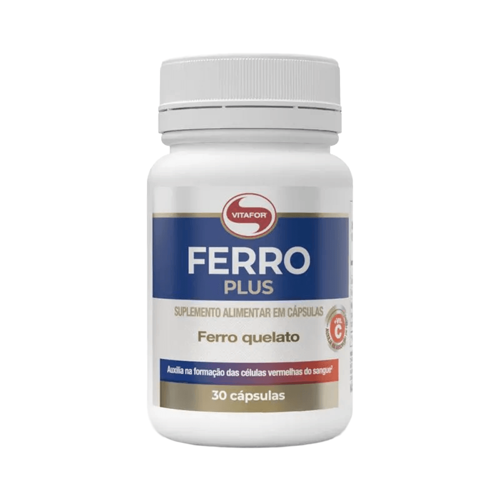 Ferro Plus Vitafor 30 Cápsulas