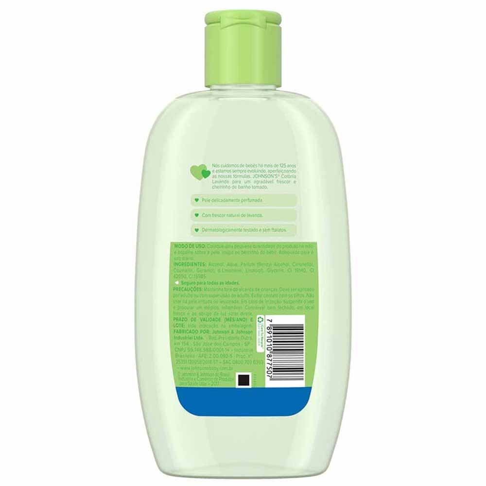 Deo Colônia Unissex Lavanda Johnson's Baby  400ml