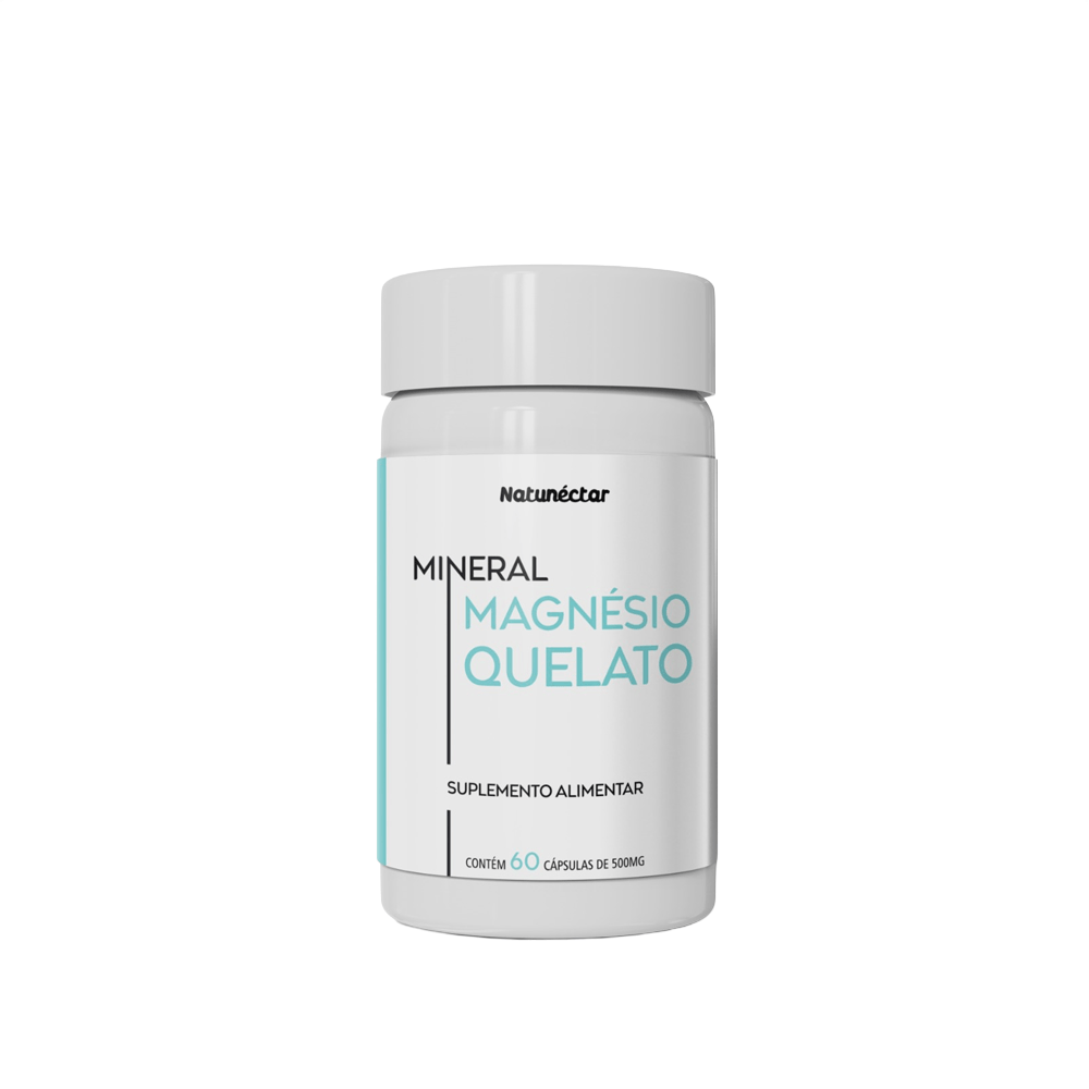 Magnésio Quelato Puro Natunéctar  60 Cápsulas
