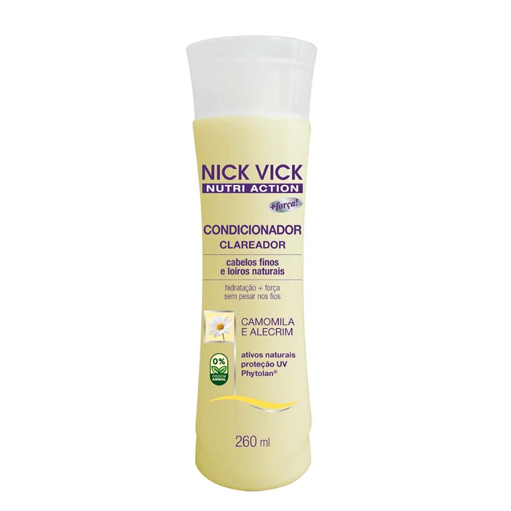 Kit Clareador Nick Vick Nutri Shampoo 260ml + Condicionador 260ml