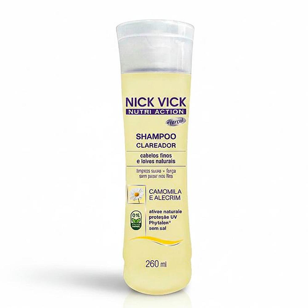 Kit Clareador Nick Vick Nutri Shampoo 260ml + Condicionador 260ml