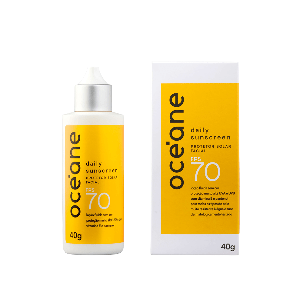 Protetor Solar Facial Fps 70 Daily Sunscreen Oceane 40g