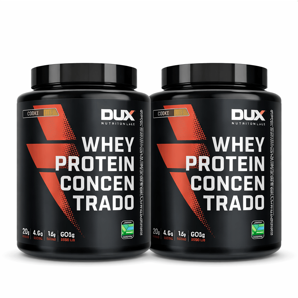 Kit Whey Protein Concentrado Sabor Cookies 450g